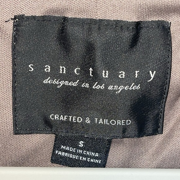 Sanctuary Nordstrom Luxe Faux Fur Zip Bomber Jacket S Brown New Without Tags! - Picture 6 of 7